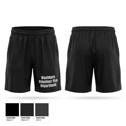 Athletic Shorts With Pockets, Washburn Volunteer Fire Department, Fire Department, Teamtime, Team time, sublimation, custom sports apparel, team uniforms, spirit wear, spiritwear, sports uniforms, custom shirts, team store, custom team store, fundraiser sports, apparel fundraiser