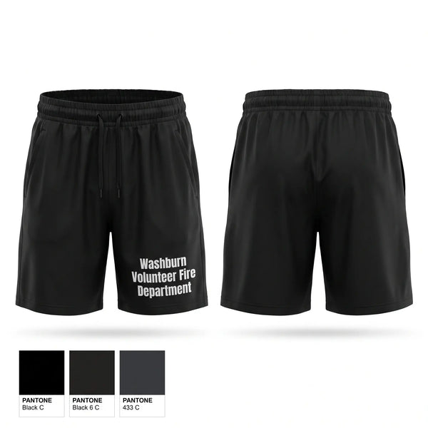 Athletic Shorts With Pockets, Washburn Volunteer Fire Department, Fire Department, Teamtime, Team time, sublimation, custom sports apparel, team uniforms, spirit wear, spiritwear, sports uniforms, custom shirts, team store, custom team store, fundraiser sports, apparel fundraiser
