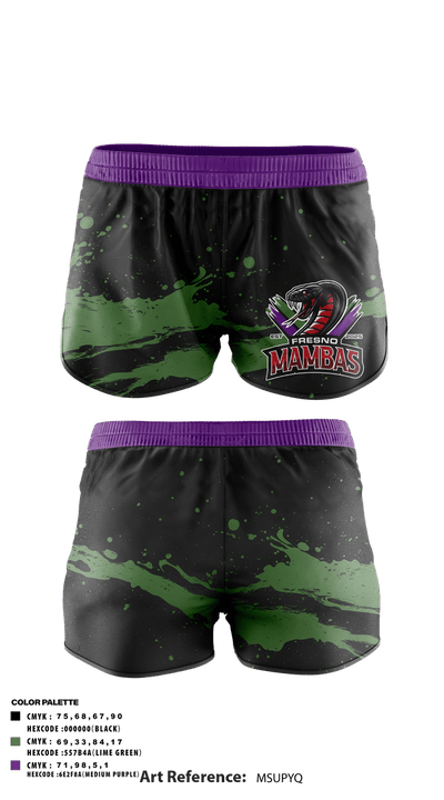 Fresno Mambas 67071112 Track Shorts - 1