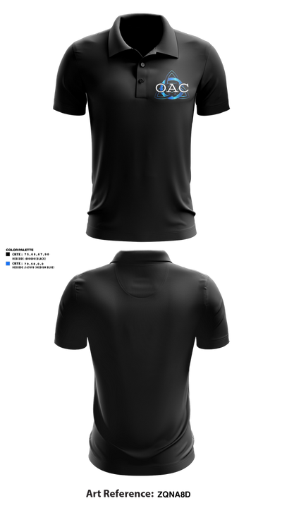 OA Cheerleading 58785935 Short Sleeve Performance Polo - 2