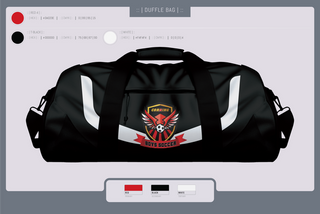 Duffle Bag, Corning Boys Soccer, Men's Soccer, Teamtime, Team time, sublimation, custom sports apparel, team uniforms, spirit wear, spiritwear, sports uniforms, custom shirts, team store, custom team store, fundraiser sports, apparel fundraiser
