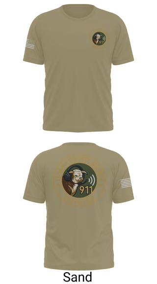 Old School Cotton Feel Shirt, TCSO DISPATCH, , Teamtime, Team time, sublimation, custom sports apparel, team uniforms, spirit wear, spiritwear, sports uniforms, custom shirts, team store, custom team store, fundraiser sports, apparel fundraiser