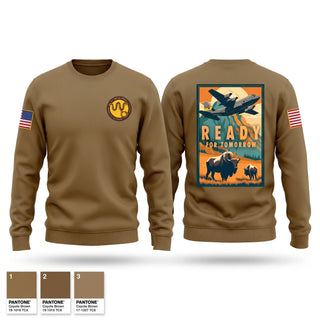 Crew Neck Sweatshirt, 153rd R&R, Air Force, Teamtime, Team time, sublimation, custom sports apparel, team uniforms, spirit wear, spiritwear, sports uniforms, custom shirts, team store, custom team store, fundraiser sports, apparel fundraiser