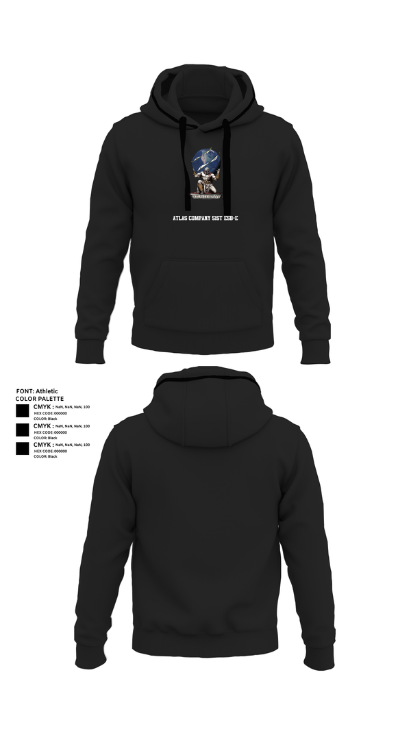 Hoodie, Atlas Company 51st ESB-E, , Teamtime, Team time, sublimation, custom sports apparel, team uniforms, spirit wear, spiritwear, sports uniforms, custom shirts, team store, custom team store, fundraiser sports, apparel fundraiser