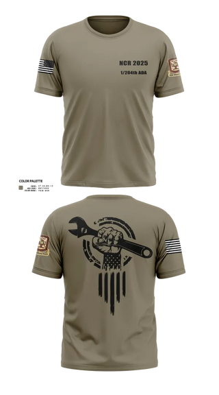 Short Sleeve Performance Shirt, 1/204th ADA, , Teamtime, Team time, sublimation, custom sports apparel, team uniforms, spirit wear, spiritwear, sports uniforms, custom shirts, team store, custom team store, fundraiser sports, apparel fundraiser