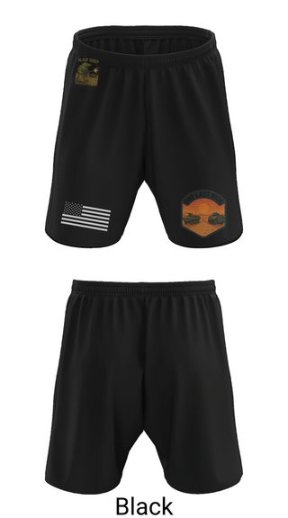 Athletic Shorts With Pockets, 4th Assault Amphibian Battalion, Company B, , Teamtime, Team time, sublimation, custom sports apparel, team uniforms, spirit wear, spiritwear, sports uniforms, custom shirts, team store, custom team store, fundraiser sports, apparel fundraiser