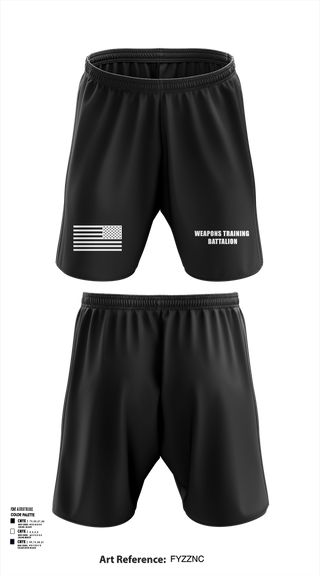 Athletic Shorts With Pockets, Weapons Training Battalion, Marines, Teamtime, Team time, sublimation, custom sports apparel, team uniforms, spirit wear, spiritwear, sports uniforms, custom shirts, team store, custom team store, fundraiser sports, apparel fundraiser