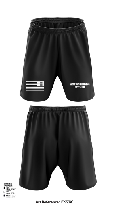 Weapons Training Battalion 25066956 Athletic Shorts With Pockets - 102