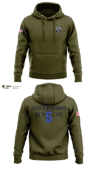 Hoodie, Greensboro Fire Department Rescue 5, Fire Department, Teamtime, Team time, sublimation, custom sports apparel, team uniforms, spirit wear, spiritwear, sports uniforms, custom shirts, team store, custom team store, fundraiser sports, apparel fundraiser