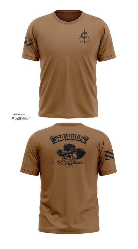 Short Sleeve Performance Shirt, 2/C Sicarios, Army, Teamtime, Team time, sublimation, custom sports apparel, team uniforms, spirit wear, spiritwear, sports uniforms, custom shirts, team store, custom team store, fundraiser sports, apparel fundraiser