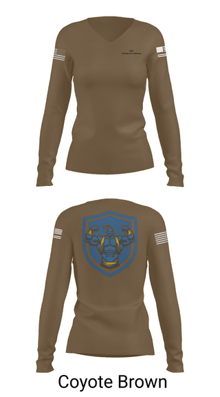 Womens Long Sleeve Vneck Shirt, 3rd Chemical Brigade H2F, Army, Teamtime, Team time, sublimation, custom sports apparel, team uniforms, spirit wear, spiritwear, sports uniforms, custom shirts, team store, custom team store, fundraiser sports, apparel fundraiser