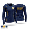 Trousdale County EMS 74594631 Women's Long Sleeve V-neck Shirt - 1