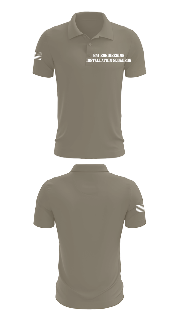 Short Sleeve Performance Polo, 241 Engineering Installation Squadron, National Guard, Teamtime, Team time, sublimation, custom sports apparel, team uniforms, spirit wear, spiritwear, sports uniforms, custom shirts, team store, custom team store, fundraiser sports, apparel fundraiser
