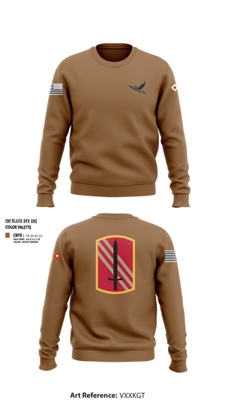 Crew Neck Sweatshirt, 196th BDE SIG CO, , Teamtime, Team time, sublimation, custom sports apparel, team uniforms, spirit wear, spiritwear, sports uniforms, custom shirts, team store, custom team store, fundraiser sports, apparel fundraiser