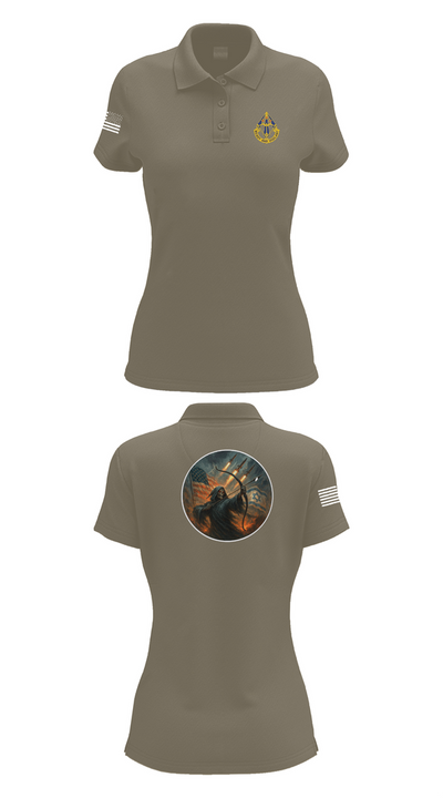 HHB, 31st ADA BDE 93964777 Women's Short Sleeve Performance Polo  - 75