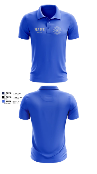 Short Sleeve Performance Polo, Ivanhoe Volunteer Fire Department, Fire Department, Teamtime, Team time, sublimation, custom sports apparel, team uniforms, spirit wear, spiritwear, sports uniforms, custom shirts, team store, custom team store, fundraiser sports, apparel fundraiser