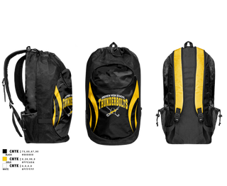 Gear Bag, Andrew Thunderbolts Golf, Golf, Teamtime, Team time, sublimation, custom sports apparel, team uniforms, spirit wear, spiritwear, sports uniforms, custom shirts, team store, custom team store, fundraiser sports, apparel fundraiser