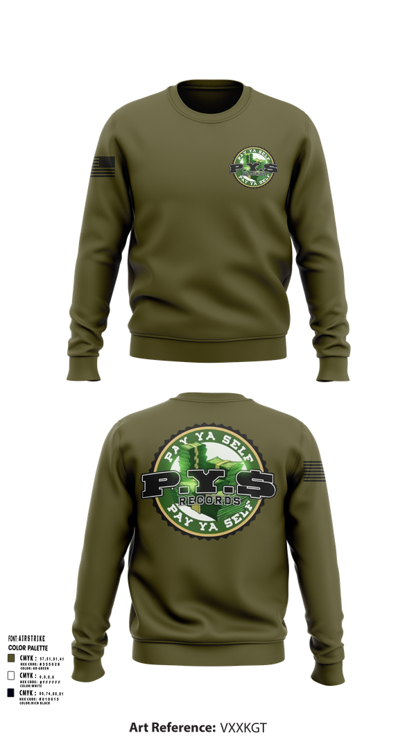 Crew Neck Sweatshirt, PAY YA SELF, , Teamtime, Team time, sublimation, custom sports apparel, team uniforms, spirit wear, spiritwear, sports uniforms, custom shirts, team store, custom team store, fundraiser sports, apparel fundraiser
