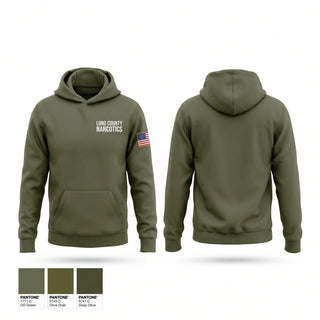 Hoodie, Long County Narcotics, Police, Teamtime, Team time, sublimation, custom sports apparel, team uniforms, spirit wear, spiritwear, sports uniforms, custom shirts, team store, custom team store, fundraiser sports, apparel fundraiser