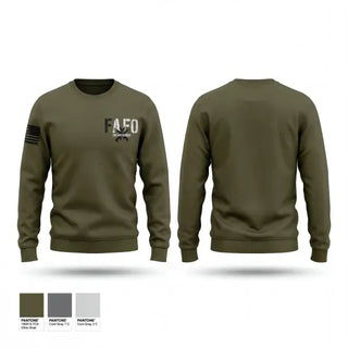 Crew Neck Sweatshirt, FAFO, Police, Teamtime, Team time, sublimation, custom sports apparel, team uniforms, spirit wear, spiritwear, sports uniforms, custom shirts, team store, custom team store, fundraiser sports, apparel fundraiser