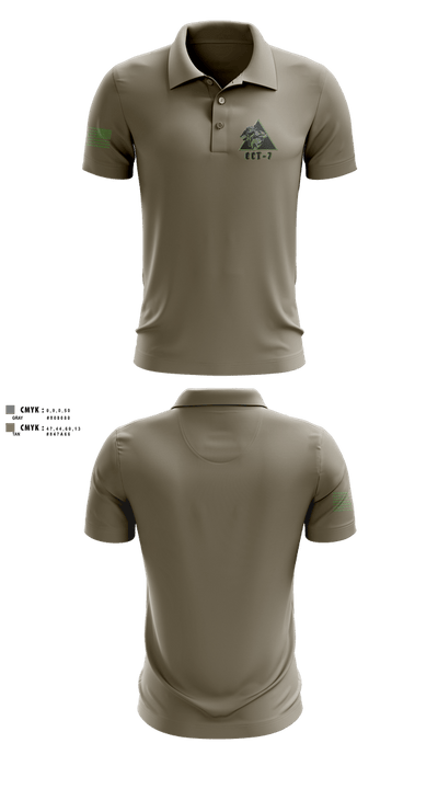 ECT-7, 11 CYBN 24379715 Short Sleeve Performance Polo - 104