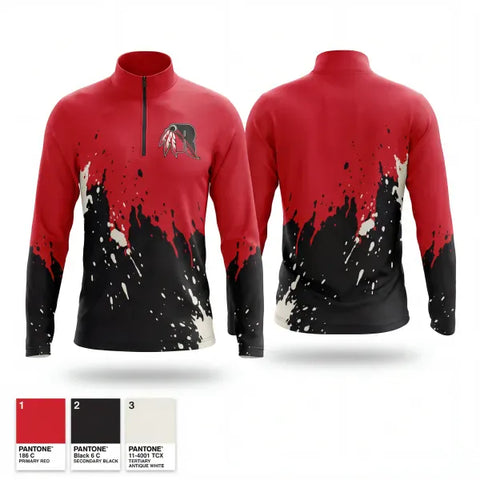 Quarter Zip Jacket, Rahway High School Tennis, Tennis, Teamtime, Team time, sublimation, custom sports apparel, team uniforms, spirit wear, spiritwear, sports uniforms, custom shirts, team store, custom team store, fundraiser sports, apparel fundraiser