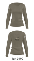 180th ESC 1st 6969431 Women's Long Sleeve V-neck Shirt - 11