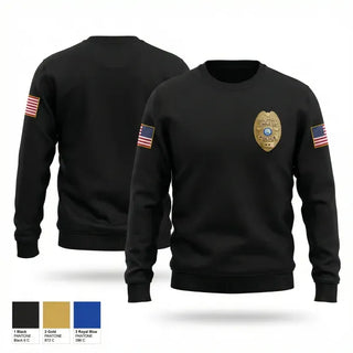 Crew Neck Sweatshirt, Middleton Police Department, Police, Teamtime, Team time, sublimation, custom sports apparel, team uniforms, spirit wear, spiritwear, sports uniforms, custom shirts, team store, custom team store, fundraiser sports, apparel fundraiser
