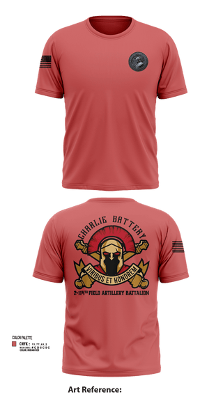 Short Sleeve Performance Shirt, Charlie Battery 2-114th FA, , Teamtime, Team time, sublimation, custom sports apparel, team uniforms, spirit wear, spiritwear, sports uniforms, custom shirts, team store, custom team store, fundraiser sports, apparel fundraiser