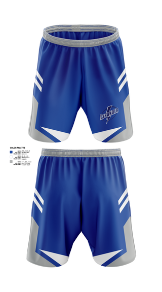 Athletic Shorts With Pockets, Lysander Lightning, Ice Hockey, Teamtime, Team time, sublimation, custom sports apparel, team uniforms, spirit wear, spiritwear, sports uniforms, custom shirts, team store, custom team store, fundraiser sports, apparel fundraiser