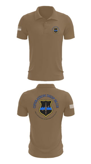 Short Sleeve Performance Polo, Operation Deep Blue, , Teamtime, Team time, sublimation, custom sports apparel, team uniforms, spirit wear, spiritwear, sports uniforms, custom shirts, team store, custom team store, fundraiser sports, apparel fundraiser