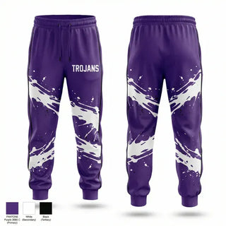 Sweatpants, Trojans, Women's Basketball, Teamtime, Team time, sublimation, custom sports apparel, team uniforms, spirit wear, spiritwear, sports uniforms, custom shirts, team store, custom team store, fundraiser sports, apparel fundraiser