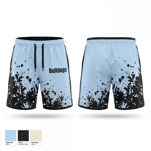 Athletic Shorts With Pockets, Bulldogs, Baseball, Teamtime, Team time, sublimation, custom sports apparel, team uniforms, spirit wear, spiritwear, sports uniforms, custom shirts, team store, custom team store, fundraiser sports, apparel fundraiser