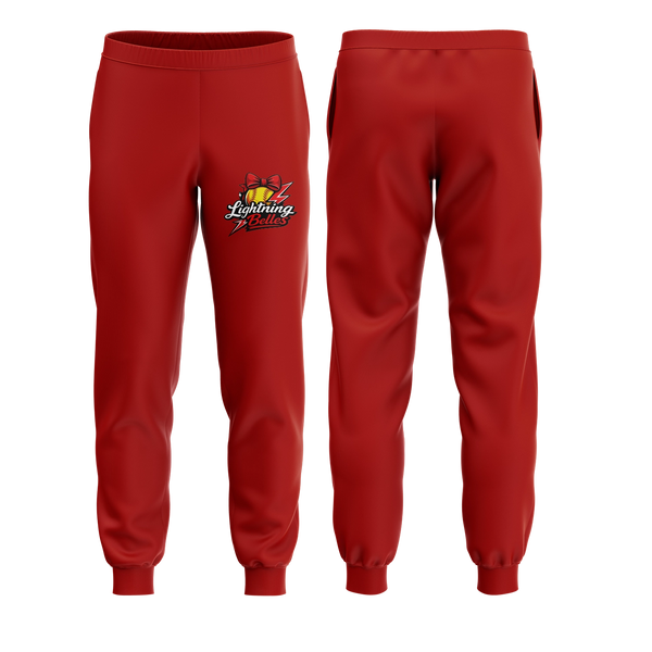 Joggers, Bluegrass Lightning Belles, Softball, Teamtime, Team time, sublimation, custom sports apparel, team uniforms, spirit wear, spiritwear, sports uniforms, custom shirts, team store, custom team store, fundraiser sports, apparel fundraiser
