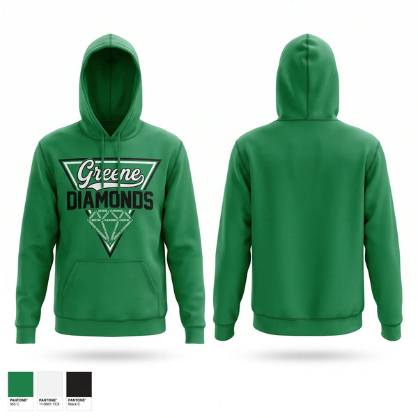 Hoodie, Greene Diamonds, Softball, Teamtime, Team time, sublimation, custom sports apparel, team uniforms, spirit wear, spiritwear, sports uniforms, custom shirts, team store, custom team store, fundraiser sports, apparel fundraiser