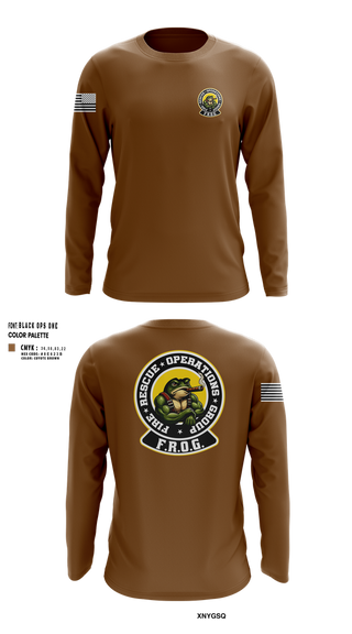 Long Sleeve Performance Shirt, Fire Rescue Operations Group, Fire Department, Teamtime, Team time, sublimation, custom sports apparel, team uniforms, spirit wear, spiritwear, sports uniforms, custom shirts, team store, custom team store, fundraiser sports, apparel fundraiser