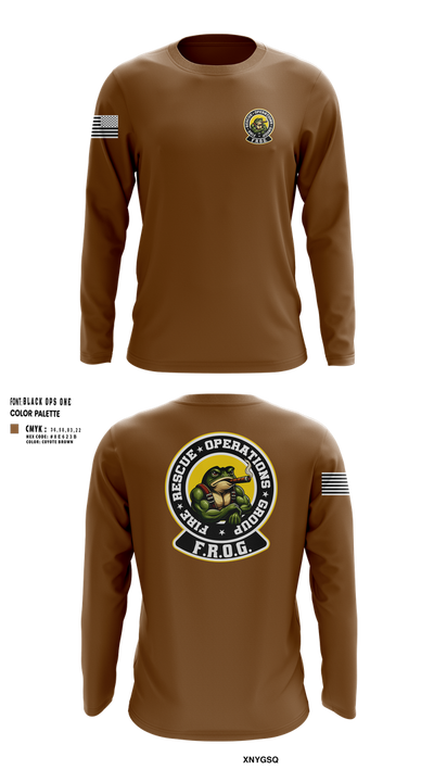 Fire Rescue Operations Group 65022293 Long Sleeve Performance Shirt 102