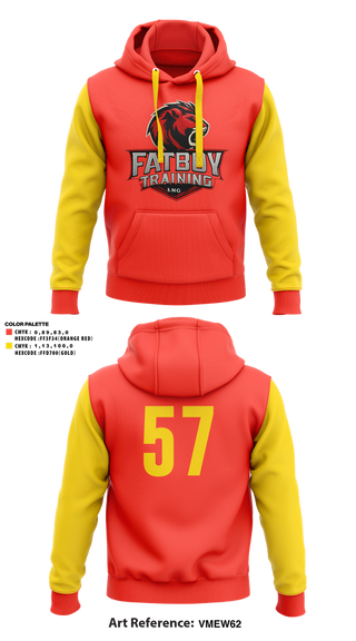 Hoodie, FATBOY TRAINING Inc.      #57, Baseball, Teamtime, Team time, sublimation, custom sports apparel, team uniforms, spirit wear, spiritwear, sports uniforms, custom shirts, team store, custom team store, fundraiser sports, apparel fundraiser