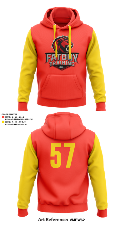 FATBOY TRAINING Inc.      #57 2047521 Hoodie - 1