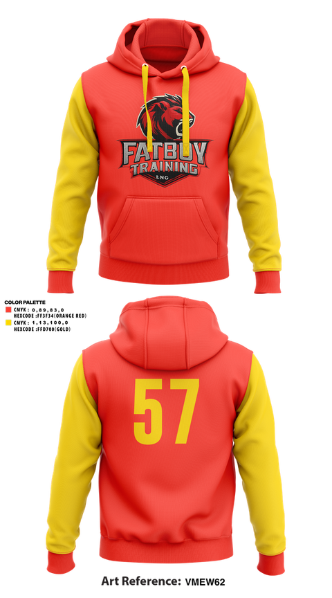 Hoodie, FATBOY TRAINING Inc.      #57, Baseball, Teamtime, Team time, sublimation, custom sports apparel, team uniforms, spirit wear, spiritwear, sports uniforms, custom shirts, team store, custom team store, fundraiser sports, apparel fundraiser