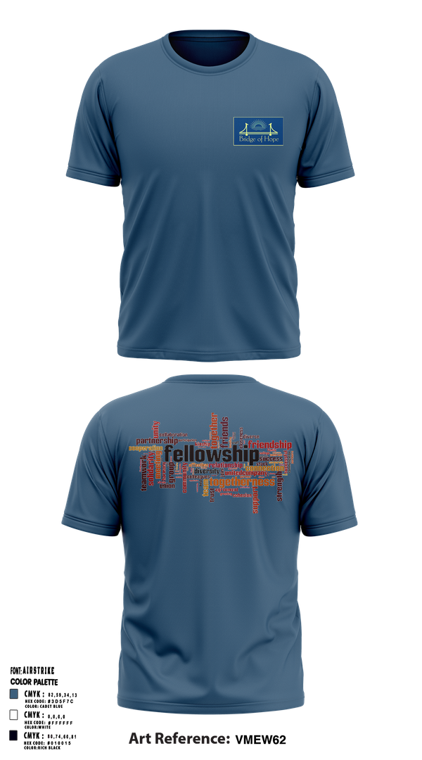 Old School Cotton Feel Shirt, Bridge of Hope, , Teamtime, Team time, sublimation, custom sports apparel, team uniforms, spirit wear, spiritwear, sports uniforms, custom shirts, team store, custom team store, fundraiser sports, apparel fundraiser