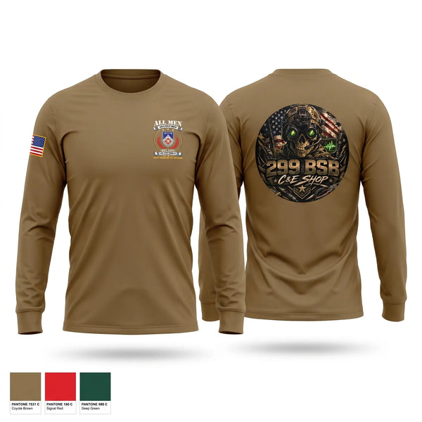 Long Sleeve Performance Shirt, C&E Bco 299BSB, Army, Teamtime, Team time, sublimation, custom sports apparel, team uniforms, spirit wear, spiritwear, sports uniforms, custom shirts, team store, custom team store, fundraiser sports, apparel fundraiser