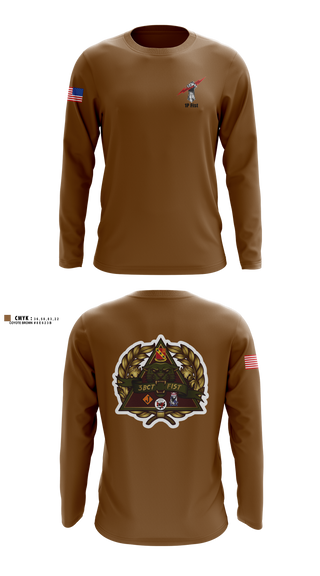 Long Sleeve Performance Shirt, 1P FIST, Army, Teamtime, Team time, sublimation, custom sports apparel, team uniforms, spirit wear, spiritwear, sports uniforms, custom shirts, team store, custom team store, fundraiser sports, apparel fundraiser