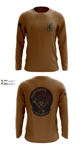 Long Sleeve Performance Shirt, 411Th CBRN, Army, Teamtime, Team time, sublimation, custom sports apparel, team uniforms, spirit wear, spiritwear, sports uniforms, custom shirts, team store, custom team store, fundraiser sports, apparel fundraiser