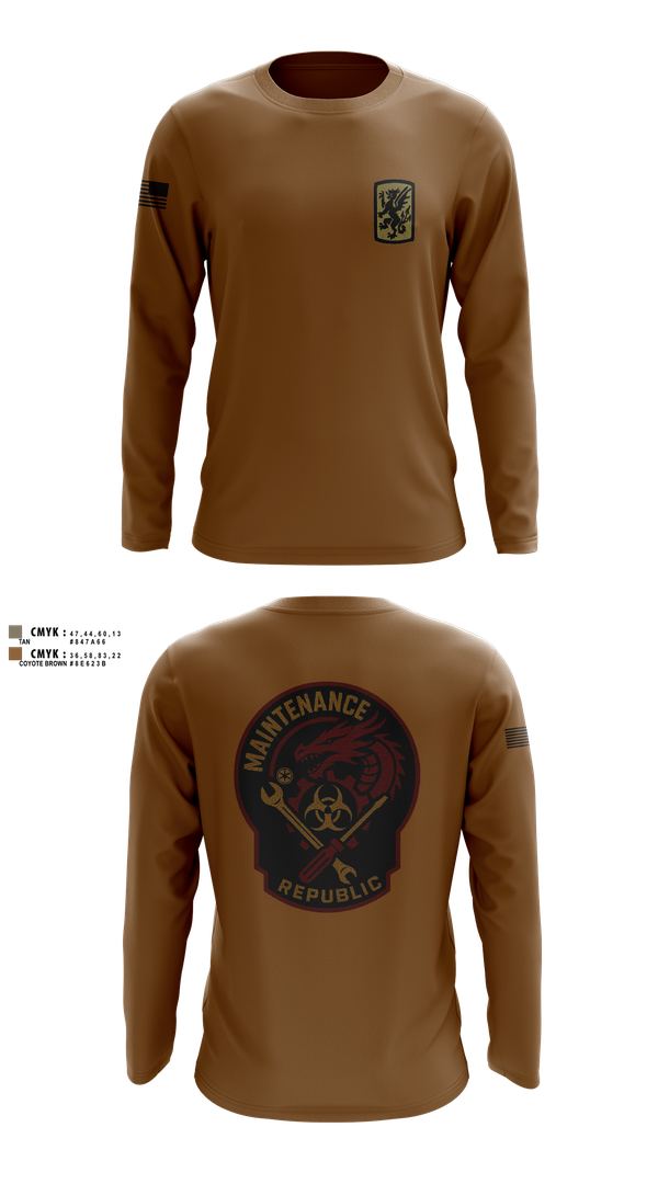 Long Sleeve Performance Shirt, 411Th CBRN, Army, Teamtime, Team time, sublimation, custom sports apparel, team uniforms, spirit wear, spiritwear, sports uniforms, custom shirts, team store, custom team store, fundraiser sports, apparel fundraiser