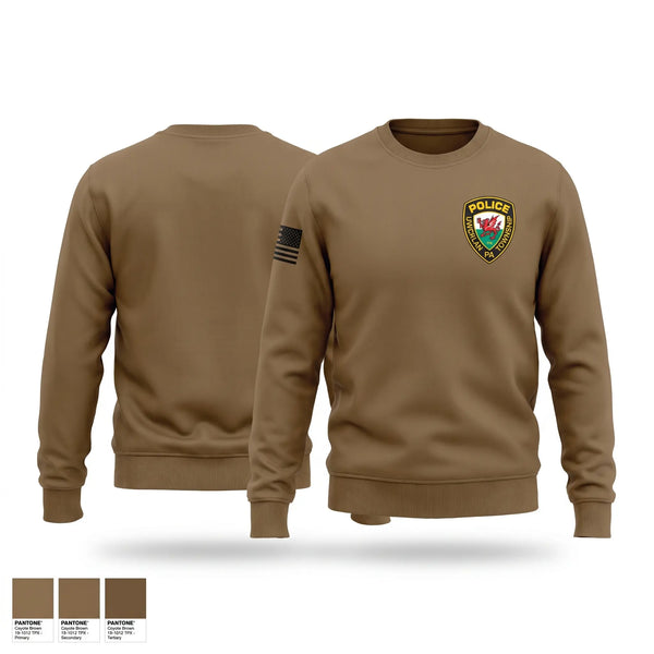 Crew Neck Sweatshirt, Uwchlan Township Police Department, Police, Teamtime, Team time, sublimation, custom sports apparel, team uniforms, spirit wear, spiritwear, sports uniforms, custom shirts, team store, custom team store, fundraiser sports, apparel fundraiser