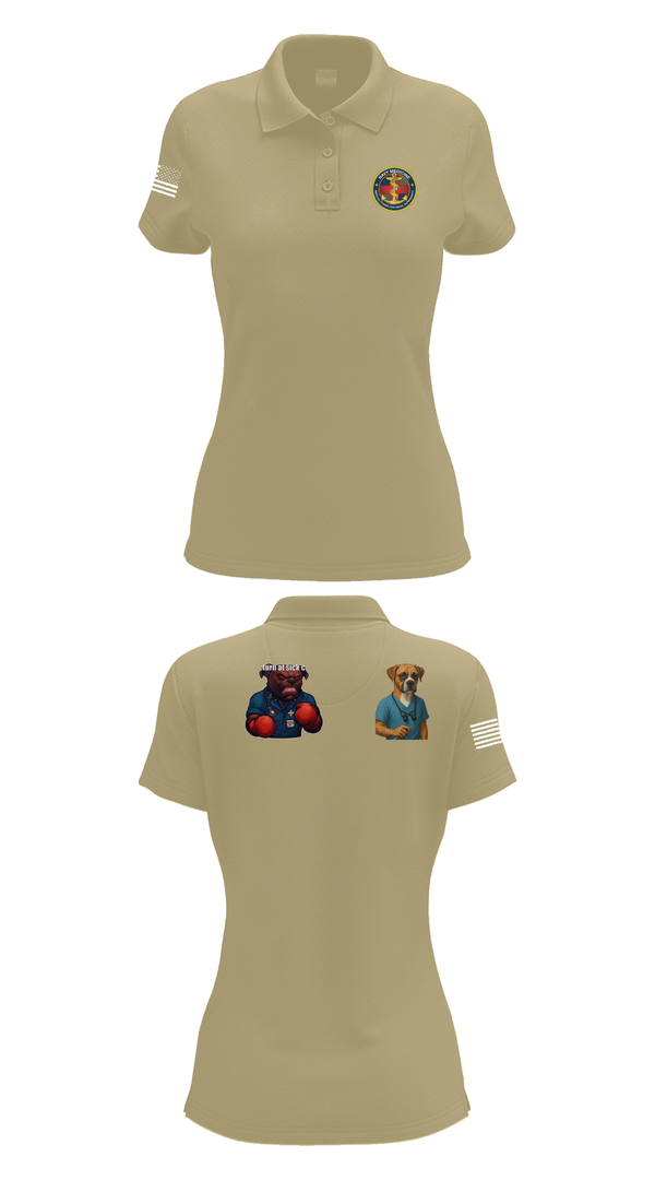 Womens Short Sleeve Performance Polo, USS Boxer, , Teamtime, Team time, sublimation, custom sports apparel, team uniforms, spirit wear, spiritwear, sports uniforms, custom shirts, team store, custom team store, fundraiser sports, apparel fundraiser