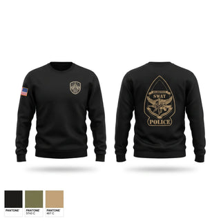 Crew Neck Sweatshirt, Bradenton Police Department SWAT, Police, Teamtime, Team time, sublimation, custom sports apparel, team uniforms, spirit wear, spiritwear, sports uniforms, custom shirts, team store, custom team store, fundraiser sports, apparel fundraiser