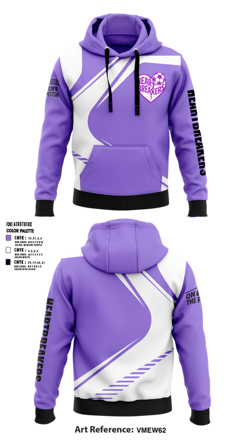 Hoodie, Heartbreakers, Men's Soccer, Teamtime, Team time, sublimation, custom sports apparel, team uniforms, spirit wear, spiritwear, sports uniforms, custom shirts, team store, custom team store, fundraiser sports, apparel fundraiser