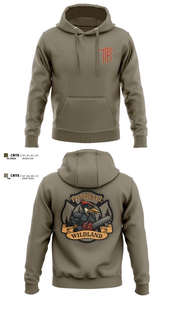 Hoodie, Tomball Wildland, , Teamtime, Team time, sublimation, custom sports apparel, team uniforms, spirit wear, spiritwear, sports uniforms, custom shirts, team store, custom team store, fundraiser sports, apparel fundraiser